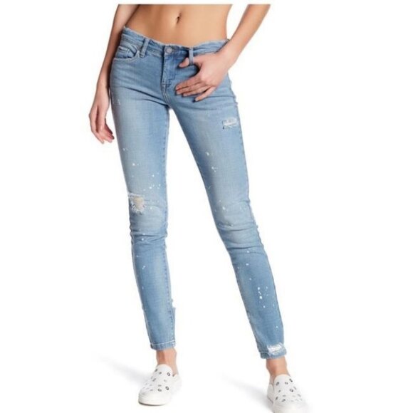 NWT Blank NYC Silent Shout Paint Splash Jeans High Rise Size 26 New W Tags Denim - Picture 10 of 10